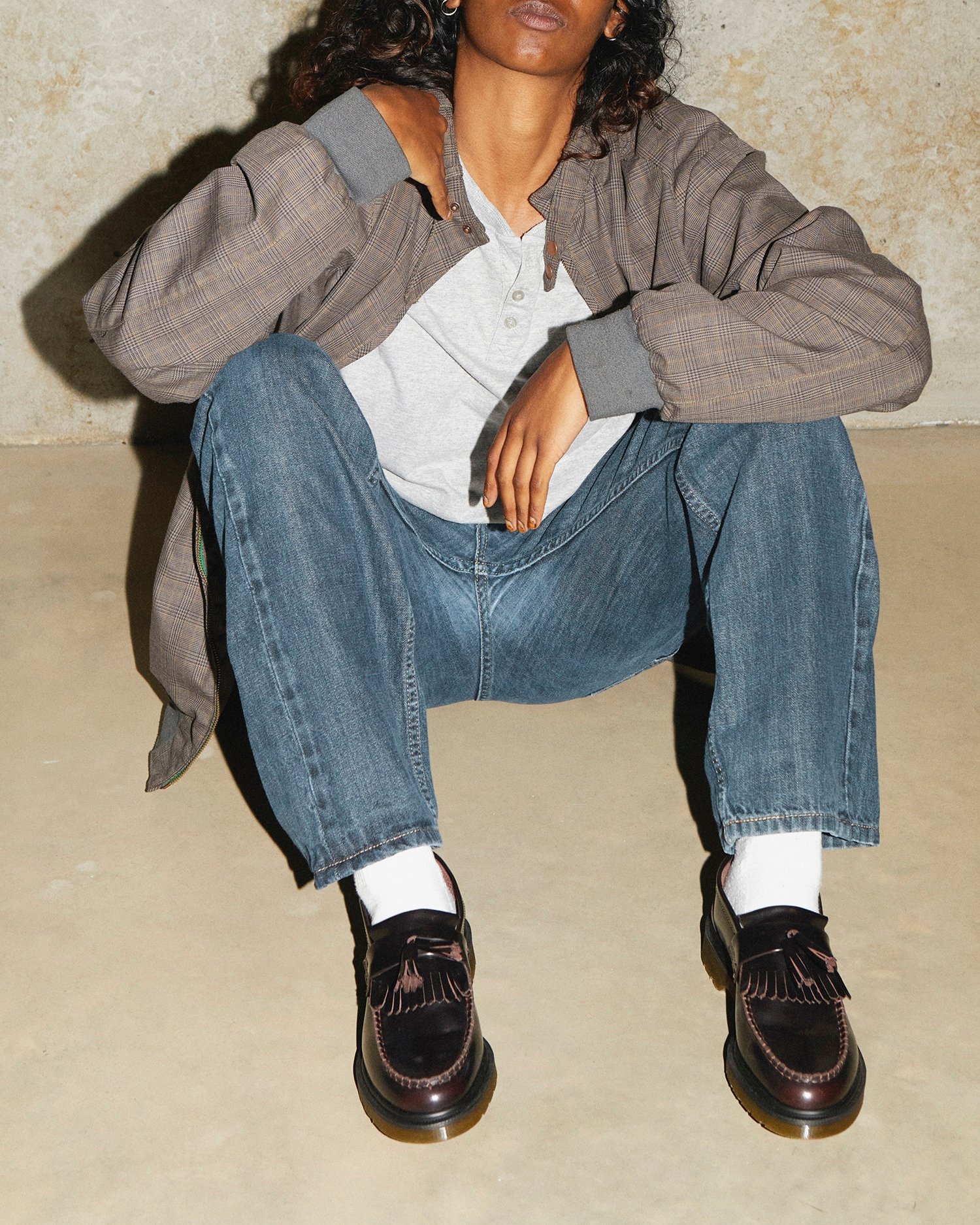 ADRIAN タッセルローファー