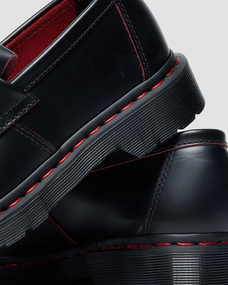 ADRIAN レッドステッチ タッセル ローファー