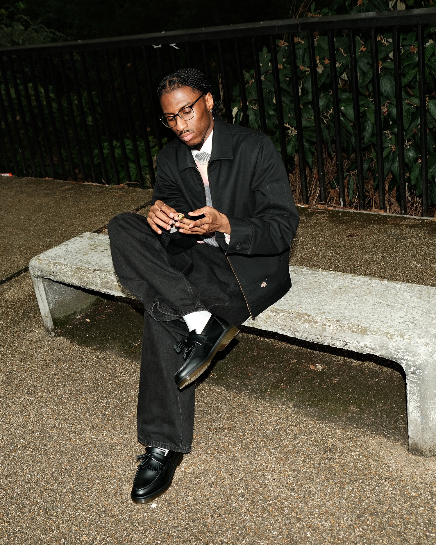 ADRIAN タッセルローファー