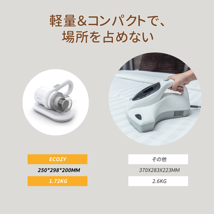 布団クリーナー 布団掃除機 コードレス 1.2kg超軽量 UV除菌 12Kpa