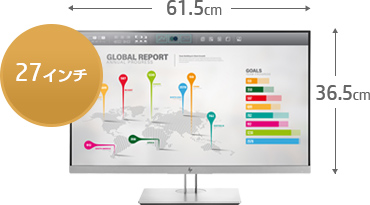 HP EliteDisplay 27インチQHDモニターE273q 製品詳細・スペック - HP