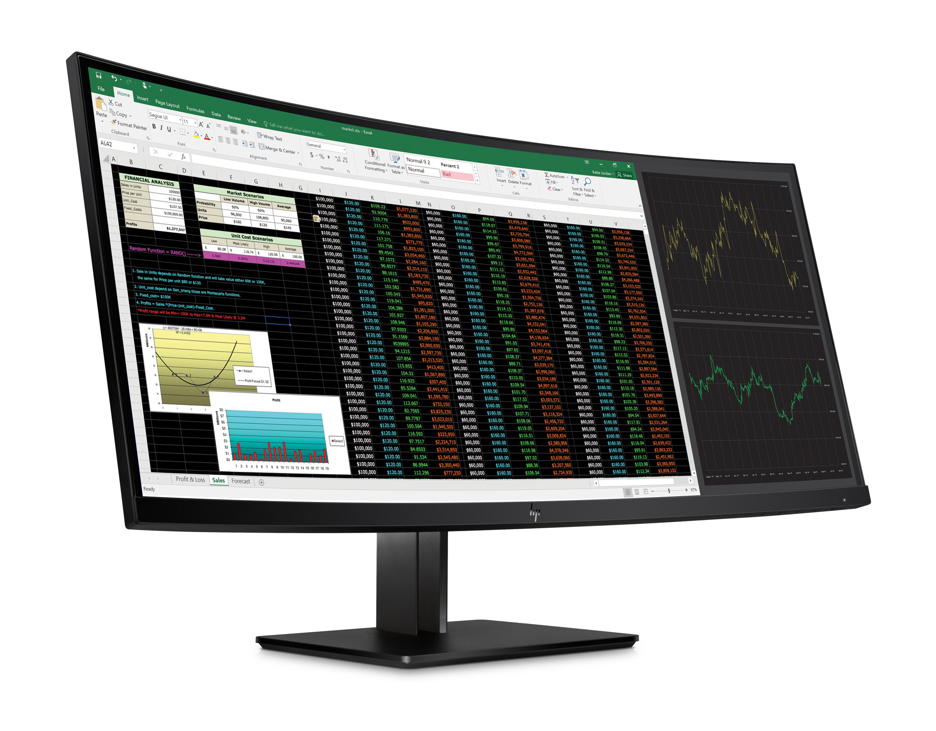 HP Z38c Curvedプロフェッショナル液晶モニター 製品詳細・スペック