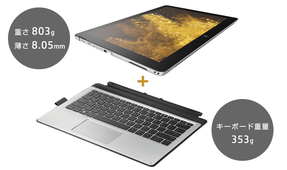 HP Elite x2 1012 G2（2in1タブレット） 製品詳細・スペック - ノート