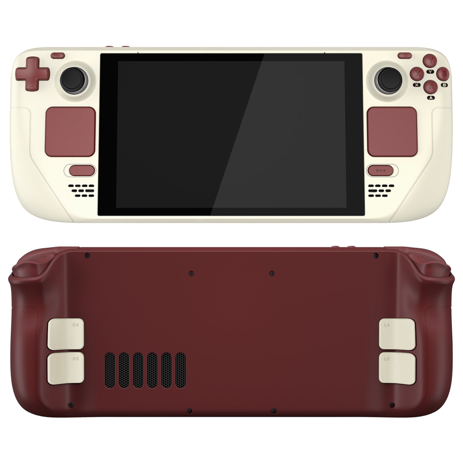 eXtremeRate スチームデックLCD対応用カスタムフルセットボタン付き