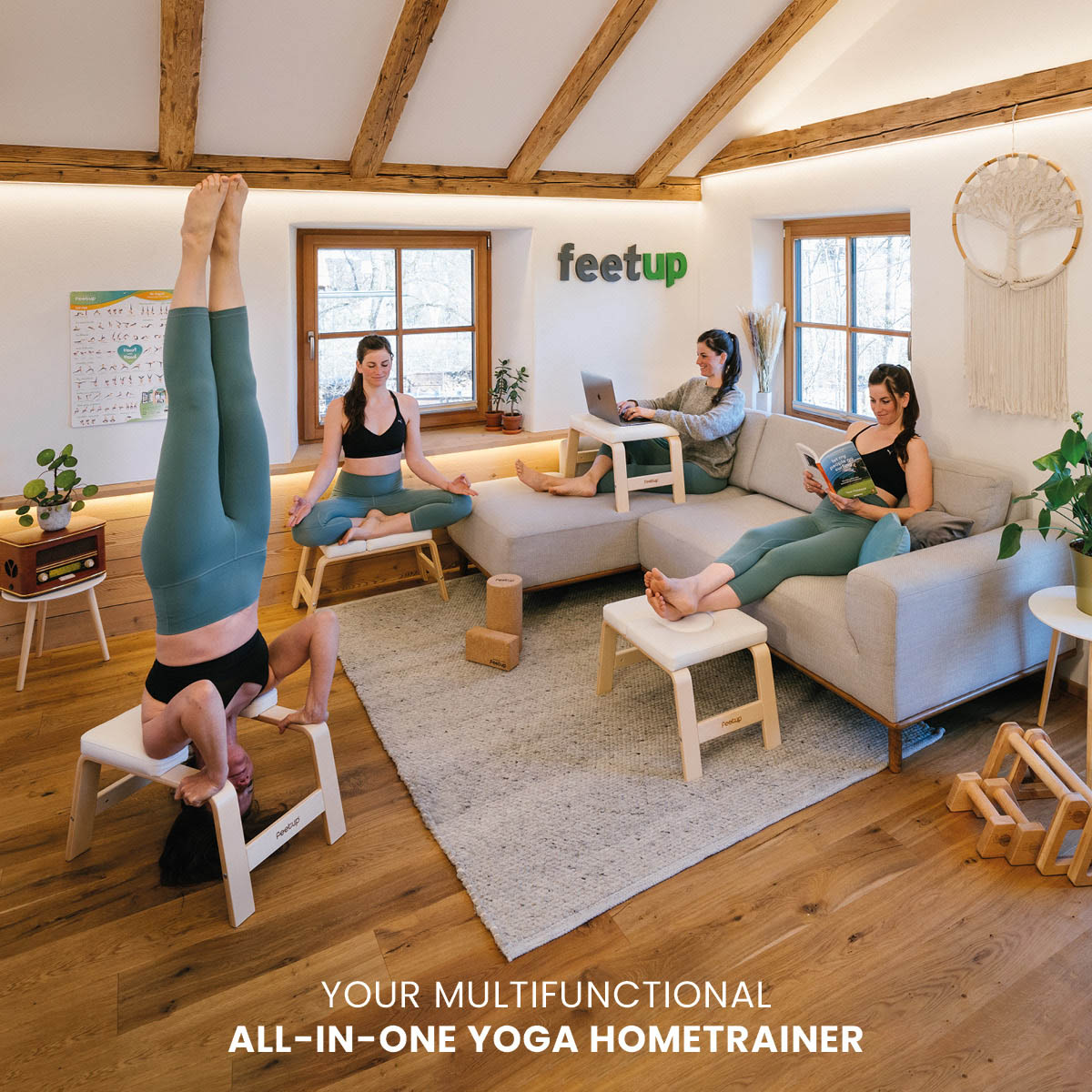 FeetUp Trainer | World's Best Yoga Headstand Bench & Inversion