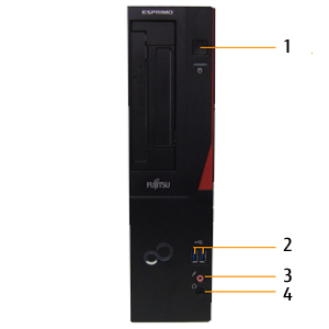 富士通デスクトップ パソコン ESPRIMO D753/K 各部名称/外観 - FMWORLD