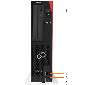 富士通デスクトップ パソコン ESPRIMO D588/B 各部名称/外観 - FMWORLD