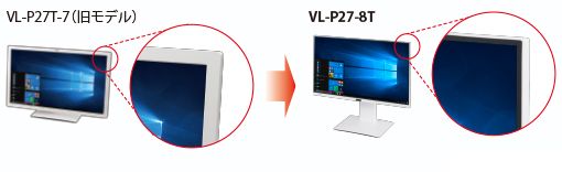 ディスプレイ VL-P27-8T 特長 -FMWORLD（法人）:富士通