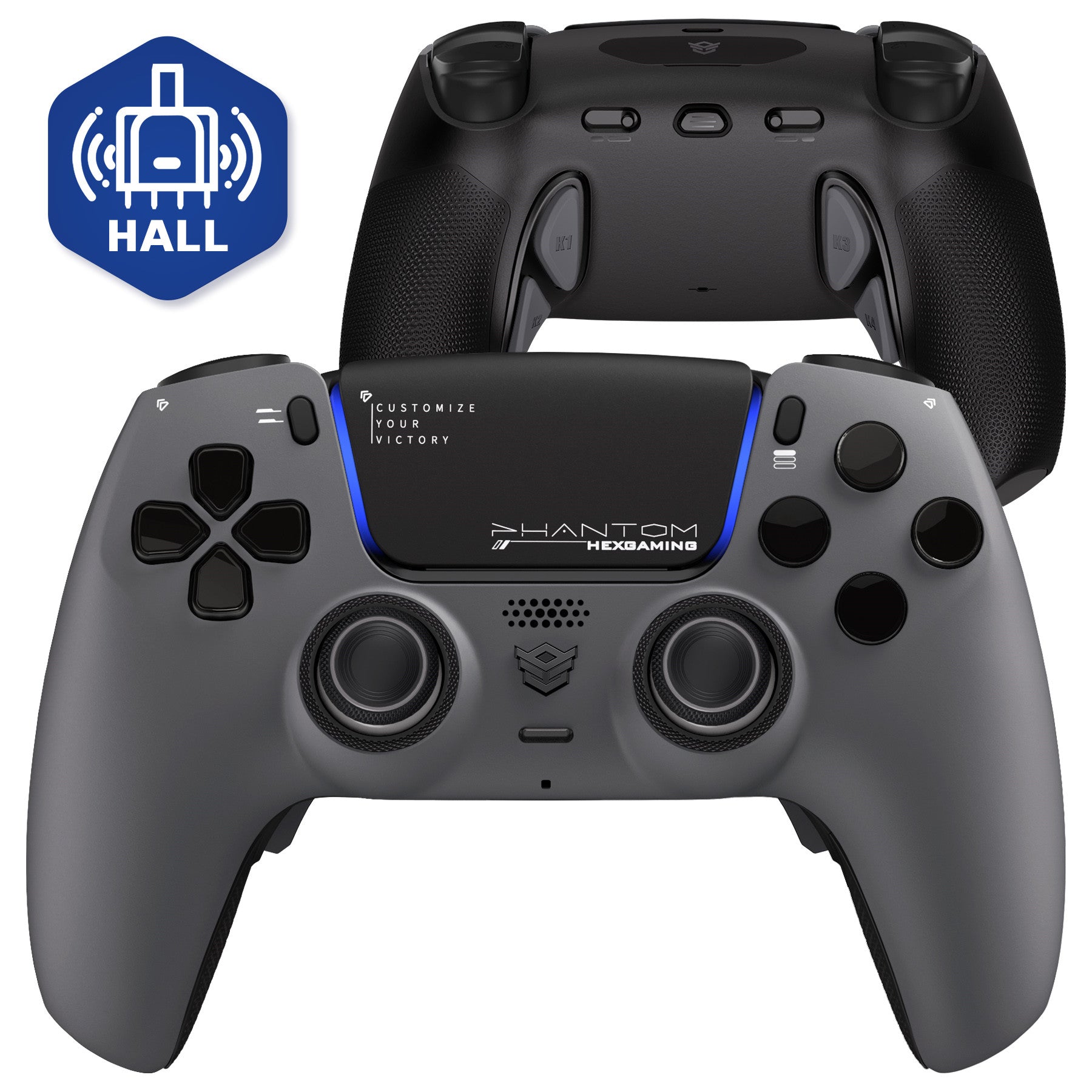 HEXGAMING PHANTOMコントローラー はPS5、PC、モバイル対応、調整可能