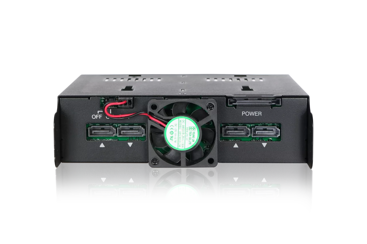 flexiDOCK MB014SP-B - 5インチベイ1段に 2.5インチ SATA SAS SSD HDD