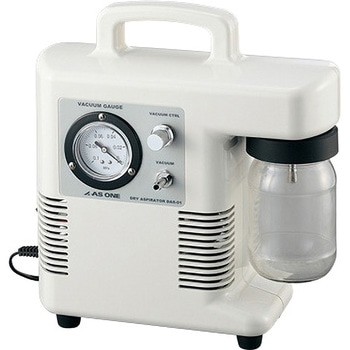 DAS-01 コンパクトドライアスピレーター アズワン ブルドン管式真空計