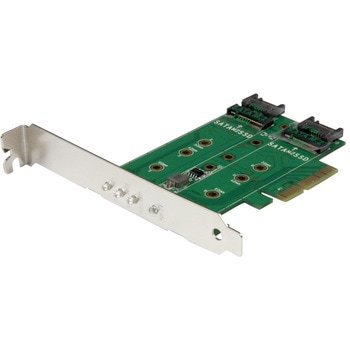 PEXM2SAT32N1 3ポート M.2 SSD(NGFF) アダプタカード 1ポート PCIe