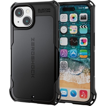 iPhone15 ケース ハイブリッド 衝撃吸収 カメラレンズ保護設計