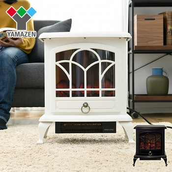 YDH-M10(W) 暖炉型セラミックファンヒーター 1台 YAMAZEN(山善) 【通販