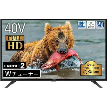 QRT-40W2K キュリオム 40V型 2K フルハイビジョン 液晶テレビ (地上