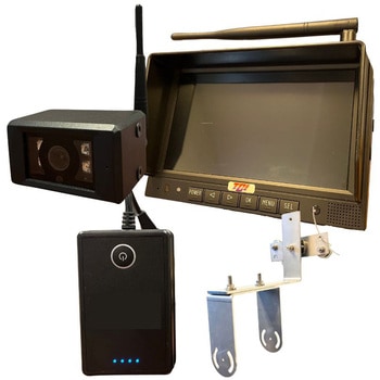 クレーン用2.4Gワイヤレスカメラ&マグネットバッテリー&7インチ