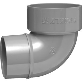 排水特殊継手 VP90度片受エルボYタイプ 前澤化成工業 VU継手(排水用