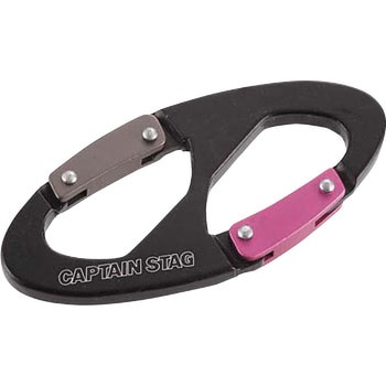 アルミアクセサリー ダブルカラビナ CAPTAIN STAG その他アウトドア