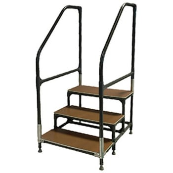 CHE-3 手すり付ステップ台ユニットタイプ 1台 矢崎化工 【通販モノタロウ】