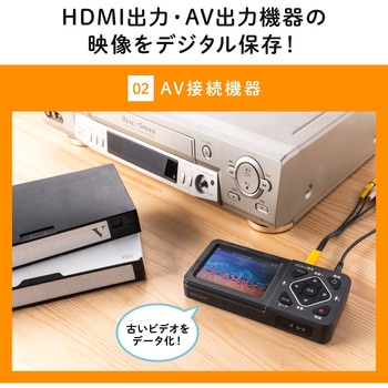 400-MEDI034 ビデオキャプチャーボックス 1個 サンワダイレクト 【通販