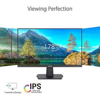 液晶モニタ 23.8型 IPS/フルHD/VESA / 3年保証/スピーカーなし ASUS