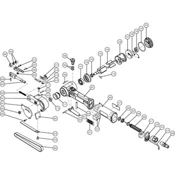部品 エアーベルトサンダー ABS10 TONE(トネ/旧:前田金属工業) 空圧