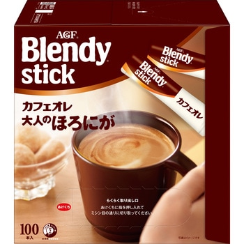 28153 AGF ブレンディ スティック カフェオレ 大人のほろにが100本 1箱