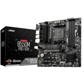 B550M PRO-VDH AMD B550チップセット搭載MicroATXマザーボード/AMD