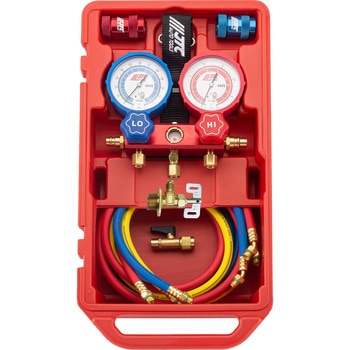 JTC4949 R1234yf用マニホールドゲージ JTC PAGオイル専用 ホース長さ