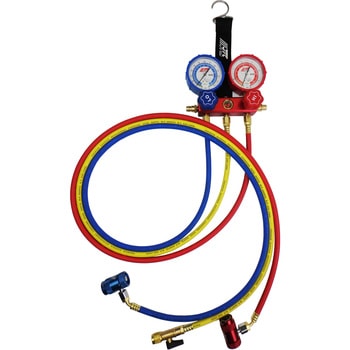 JTC4949 R1234yf用マニホールドゲージ JTC PAGオイル専用 ホース長さ