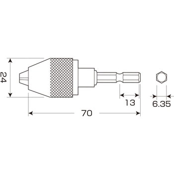 AKL-160 キーレスドリルチャック 1セット ANEX 【通販モノタロウ】