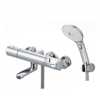 サーモスタット付シャワーバス水栓 洗い場専用 エコアクアスイッチ