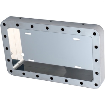 パイロットランプ取付け穴付ナンバープレート枠 JET INOUE(ジェット