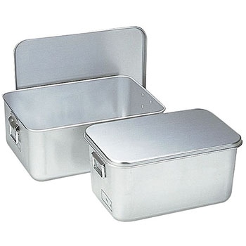 アルマイト プレス製給食用パン箱(蓋付) オオイ金属 バット・トレー