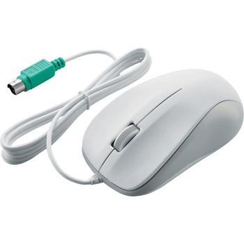 M-K6P2RWH/RS マウス 有線 3ボタン 光学式 法人向け PS/2対応 標準