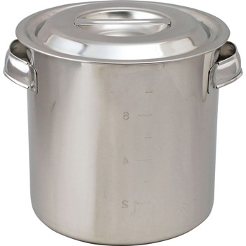 18-8 キッチンポット/寸胴鍋 板手付 EBM(江部松商事) 【通販モノタロウ】