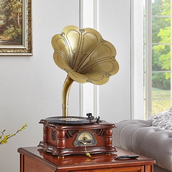 SP1807-BR レトロ卓上蓄音機 1台 PASSON 【通販モノタロウ】