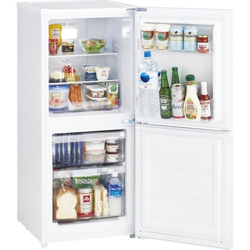 JR-NF121C(W) 2ドア冷凍冷蔵庫 ファン式 121L 1台 Haier(ハイアール