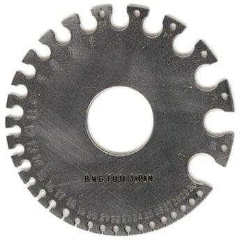 BSWG ワイヤーゲージ 表面番手0～36 裏面インチ 1個 フジツール 【通販