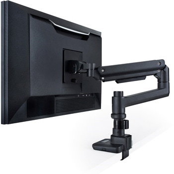 DPA-SL07BK モニターアーム ロング シングル 支柱付 高耐荷重 ガス