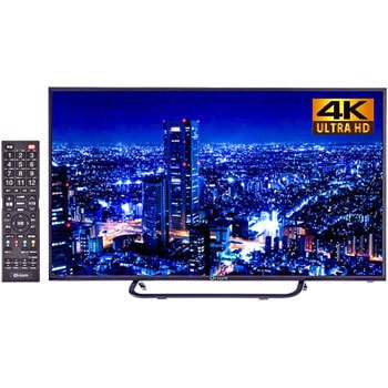 QRS-49U4K キュリオム 49V型 4K対応液晶テレビ 1台 YAMAZEN(山善