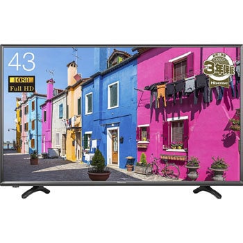 HJ43K3121 ハイビジョン LED液晶テレビ 1台 Hisense(ハイセンス
