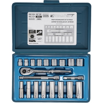 12620 3/8DR インチ ソケットレンチセット 1セット(20個) SIGNET