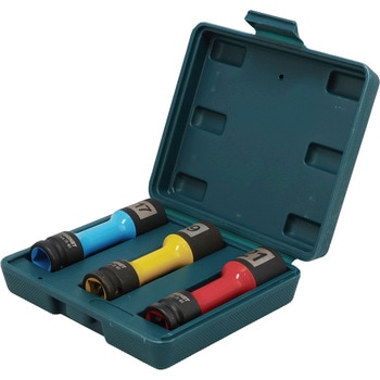 23395 1/2DRホイルナット用薄肉インパクトソケットセット 1セット(3個