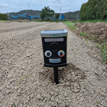 EX-130SD 超音波 ソーラー充電式 アニマル&バードチェイサー 1個 福農