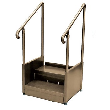 手すり付ステップ台 矢崎化工 介護ステップ 【通販モノタロウ】