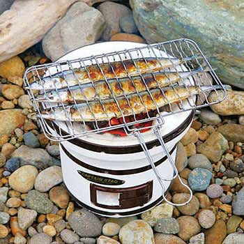 UG-2009 合わせ焼き網 ワイド CAPTAIN STAG 幅300mm高さ30mm UG-2009