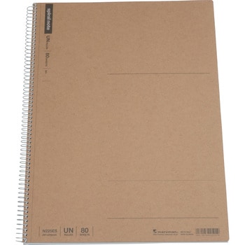 スパイラルノート 無地80枚 マルマン リングノート 【通販モノタロウ】