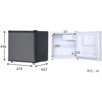 JR046ML01WH 1ドア冷蔵庫 MAXZEN 定格内容積46L - 【通販モノタロウ】