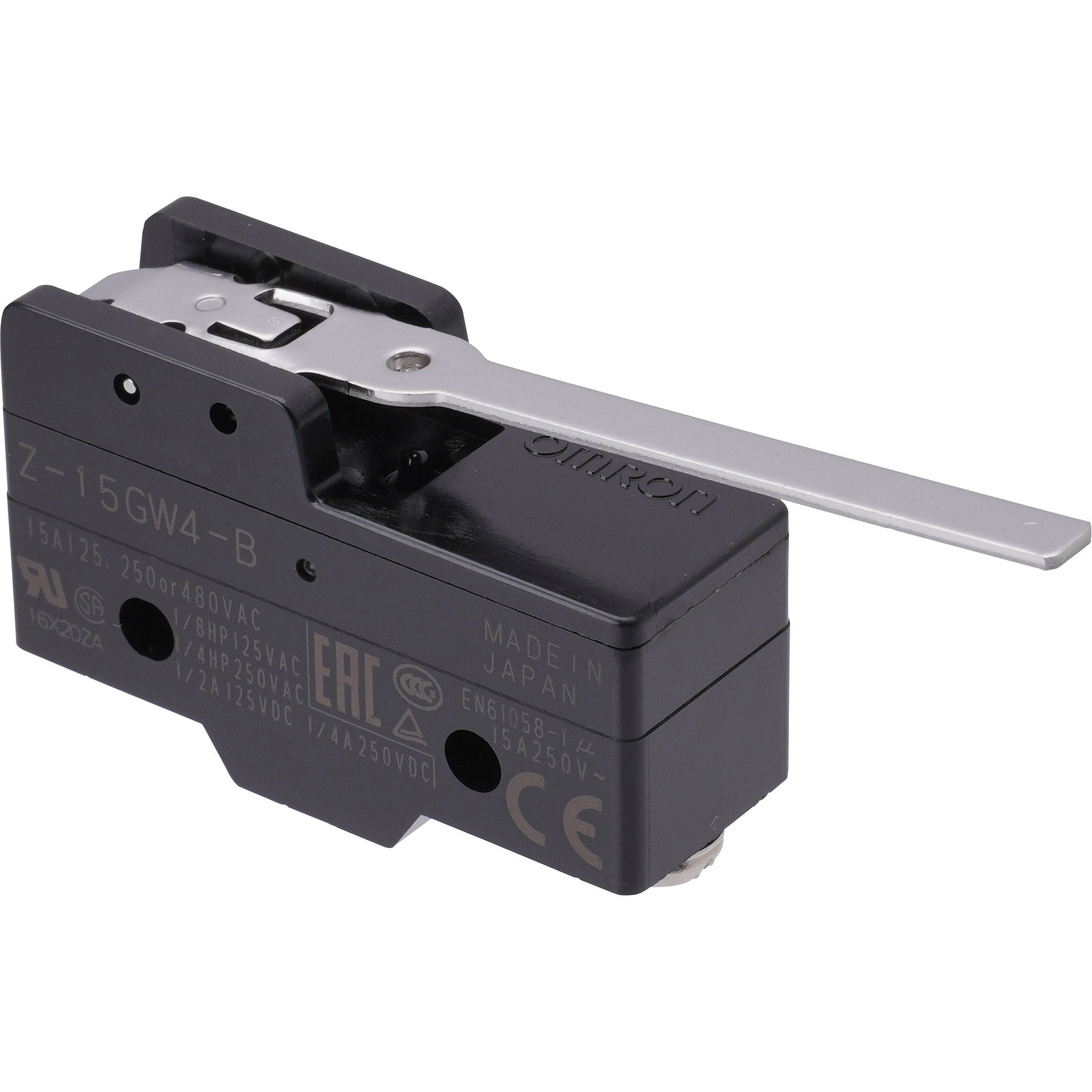 Z-15GW4-B 一般用基本スイッチ Z 基準形 omron(オムロン) 小勢力ヒンジ